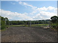 Double gates into field near East Harptree in BS40 6AG