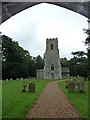 St.Andrews Church,Little Glemham- as seen from the lych gate in Little Glemham