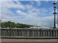 Albert Bridge from Battersea Bridge in SW3 4LJ