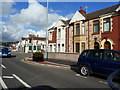 Victoria Road crossing with Addison Road, with Post Office, Aberavon in SA12 6NP