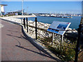 Footpath, Portland Marina, Dorset in DT5 1BL