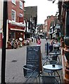 Worcester: Lunch time in Friar Street in WR1 2ND