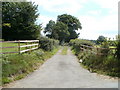 Access road to Cefn-rhos-y-bedd-uchaf in NP11 5LZ