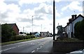 A483 in Four Crosses, looking towards the junction with the B4393 in SY22 6PR