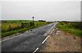 Bridleway crossing Gun Road in SK6 5NP