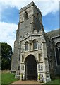 St Nicholas, Oakley: church  tower in Brome and Oakley
