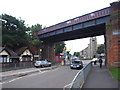 Bridge over Cheriton Road, Folkestone in CT19 5LT