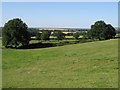 Fields on lower slopes of Nocketts Hill in SN11 9PJ