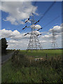 Pylons beside Bridle Lane in B43 7DE