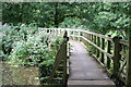 Footbridge over the mill leat in EX2 6FD