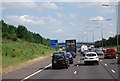 M25: north of junction 29 in RM14 1TE