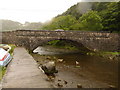 Fishguard: the Gwaun passes under its last bridge in SA65 9LT