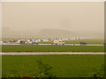 Haverfordwest: view across the airfield in SA62 4BB