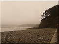 Amroth: the beach in the rain in SA67 8NF