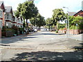 Northern end of Llandennis Road, Cardiff in CF23 6PT