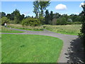 Paths meet in Temple Memorial Park in NE34 8HD