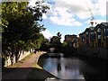 View of the Mile End Road bridge from the canal towpath in E3 2BY