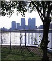 Waterside gardens near  the O2 Arena in E14 0BB