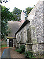 Path to the south porch of Holy Trinity church, Hempton in NR21 9FA