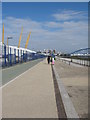 Thames Path at the O2  Arena in SE10 0ST