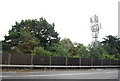 Telecommunications tower by the M25 in TW20 9JT