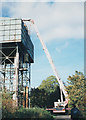 Surveying the water tower in S66 8BX