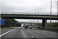 M25: junction 11, Chertsey in KT16 9QN