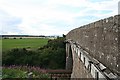 On the railbridge looking towards Inverness Airport. in Culloden and Ardersier Ward