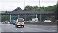 Footbridge over the M25, near junction 9 in KT21 2QH