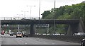M25: A24 Overbridge near Leatherhead in KT22 8NL