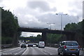 M25: anti-clockwise, A23 overbridge in RH1 3NF