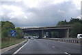 A25 bridge over the end of the M25 in TN14 6EE