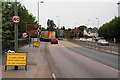 On Greenham Road approaching the roundabout in RG14 7PH