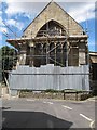 Scaffold round the church in OX12 7BB