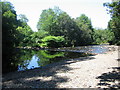 Pebble beach on the River Tavy in PL19 9LX