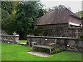 Seat in Graffham churchyard in GU28 0NJ