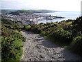 Aberystwyth, from the path up Constitution Hill in SY23 2DH