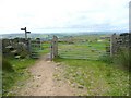 Gate on Hambleton Lane in BD22 9SL