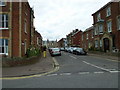 Looking from North Parade into Chester Road in IP18 6BN