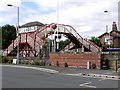 Footbridge, Prudhoe Station in NE42 6BH