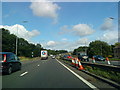 Abandoned cones on the A1 in DN6 7ES