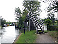 Footbridge over the marina entrance in NN11 7AN