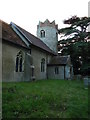 St.Peter's Church, Thorington: looking from north-east to south-west in IP17 3RD