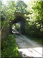 Small rail bridge in Chapel West Ward