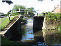 Footbridge by Papercourt Lock, River Wey Navigation in GU23 7EH