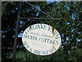 Sign offering accommodation at Cowldyke Farm in YO62 6PE