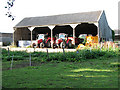 Tractor shed at Hall Farm, Wortham in IP22 1SL