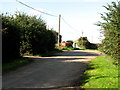 Access road to Hall Farm, Wortham in IP22 1SL
