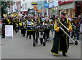 Music and marching in Worcester in WR1 2ND