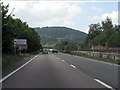 A40 southbound approaching Whitchurch in HR9 6DA